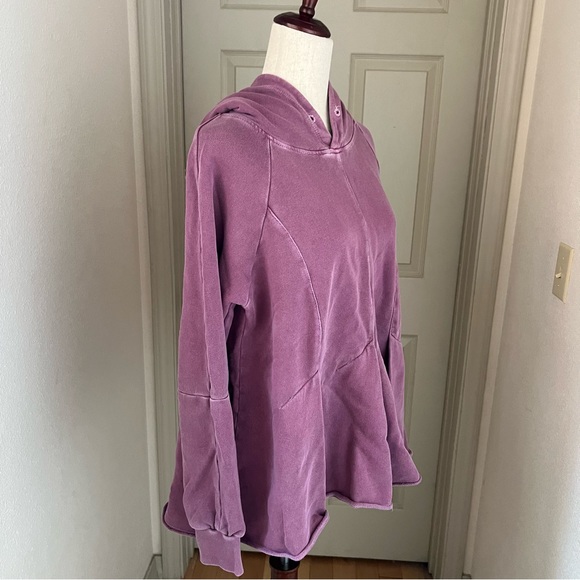 Pilcro by Anthropologie mauve purple hoodie pullover size large - Picture 4 of 10